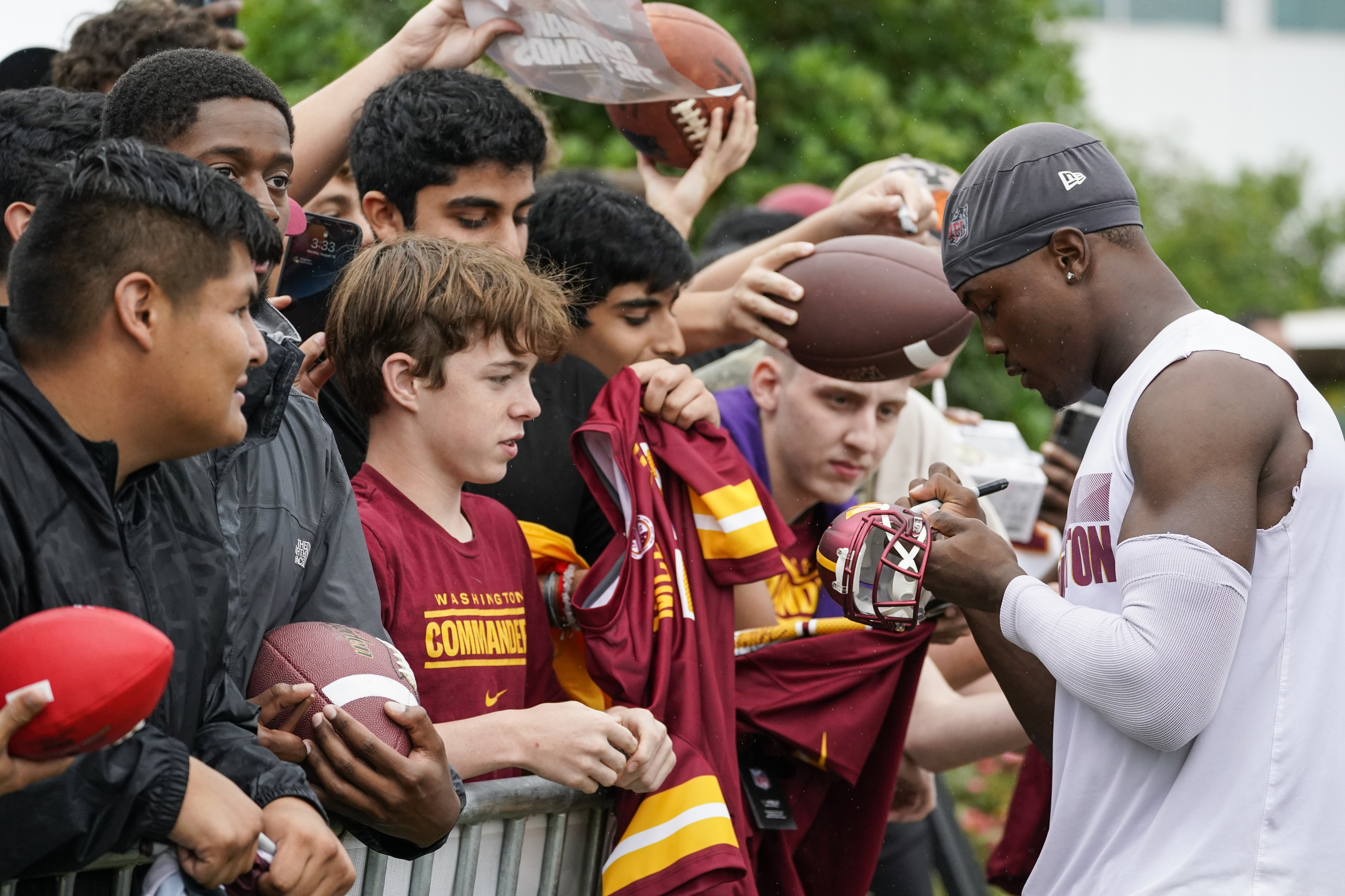 LOOK: Titans did not welcome children to training camp, Derrick