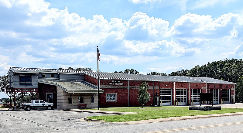 Westside Eagle Observer/RANDY MOLL
Gentry's main fire station is located on West Third Street, just south of the city park.