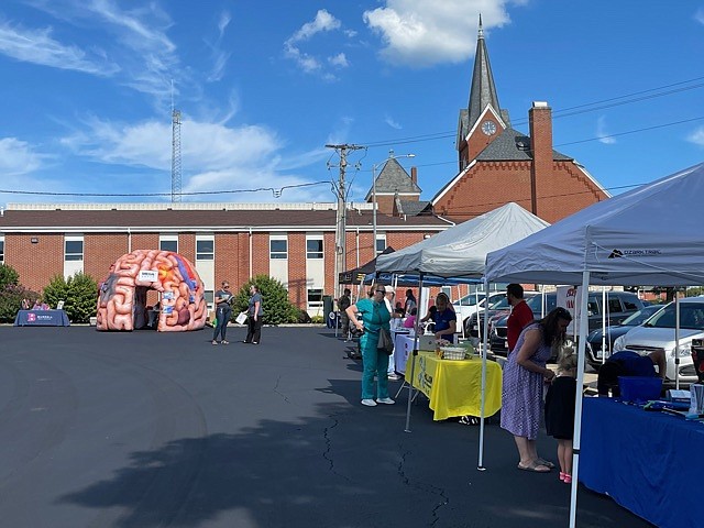 Democrat photo/Kaden Quinn 
the Moniteau County Healthy Lifestyles Coalition holds its first event promoting healthy lifestyles and healthy living on Thursday, Aug. 18, 2022.