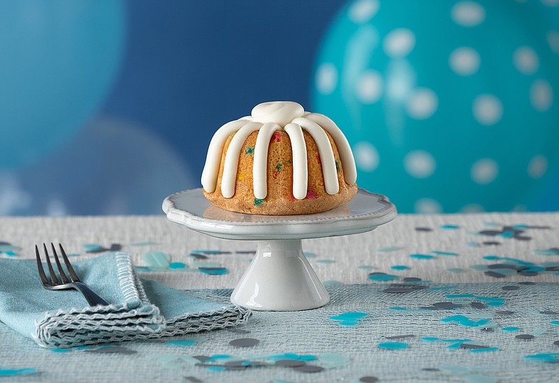 Nothing Bundt Cakes on Chenal Parkway will hand out birthday Bundlets Sept.1 to mark the Dallas-based chain’s 25th birthday. (Special to the Democrat-Gazette)