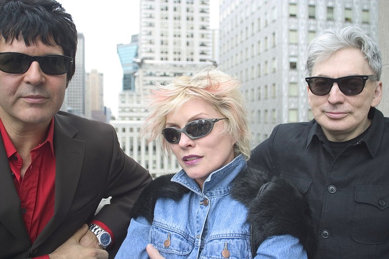 Clem Burke (from left), Deborah Harry and Chris Stein, members of the rock group Blondie, pose for a photo in New York in 2004. The band is releasing a boxed set “Blondie: Against the Odds, 1974-1982,” with 124 tracks and 36 previously unissued recordings, demos, outtakes and Blondie’s initial six studio albums. (AP file photo/Justin Walters)