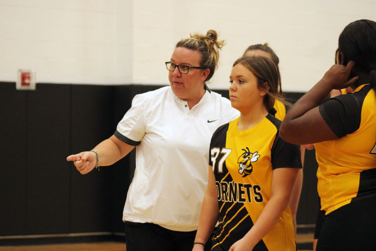 Harmony Grove Lady wins first Volleyball game in Program