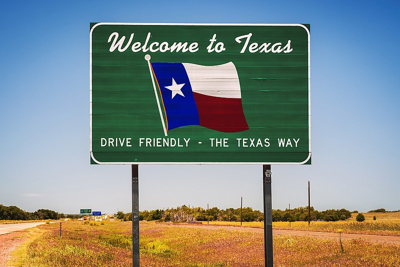 One out of every 10 people moving to Texas comes from California, according to a recent study. (Miroslav Liska/Dreamstime/TNS)