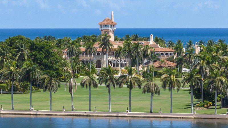This is an aerial view of former President Donald Trump's Mar-a-Lago club in Palm Beach, Fla., Wednesday Aug. 31, 2022. The Justice Department says classified documents were "likely concealed and removed" from former President Donald Trump's Florida estate as part of an effort to obstruct the federal investigation into the discovery of the government records. (AP Photo/Steve Helber)