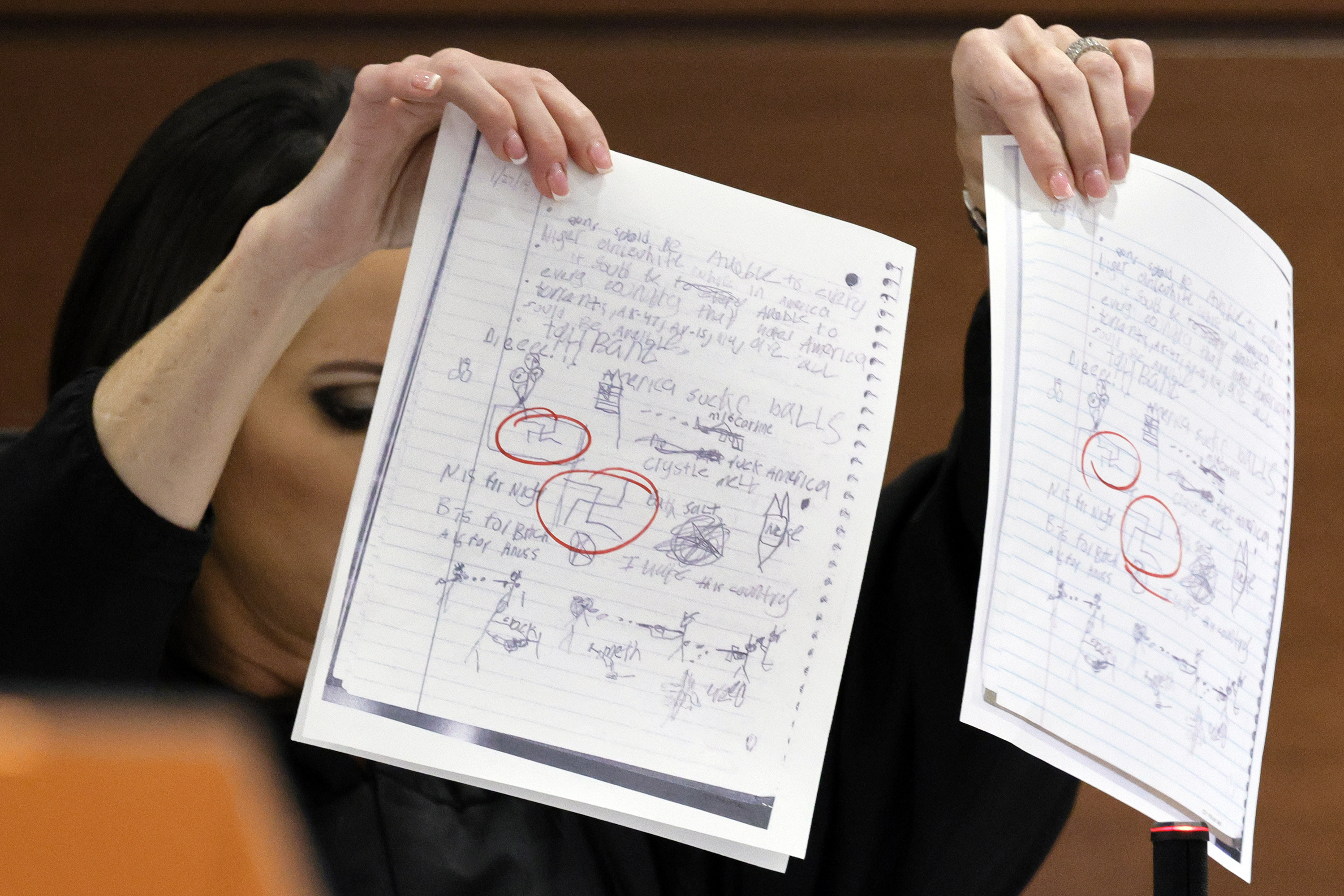 Judge: Jury can see swastikas school shooter drew in class - Vimarsana News