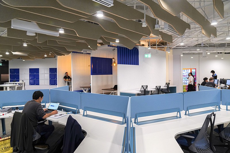 The Spectrum co-working office space in Singapore on Oct. 30, 2019. MUST CREDIT: Bloomberg photo by Ore Huiying