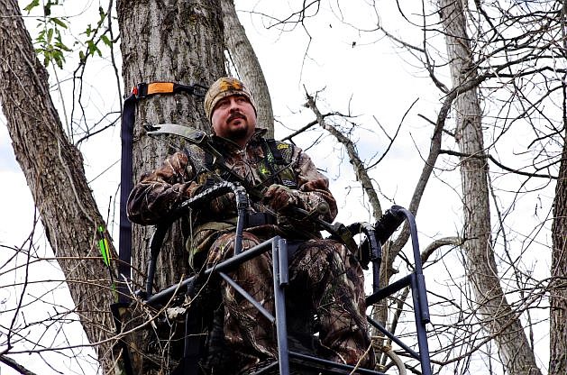 When hunting from a tree stand, safety is the hunter’s top priority. (Contributed Photo)