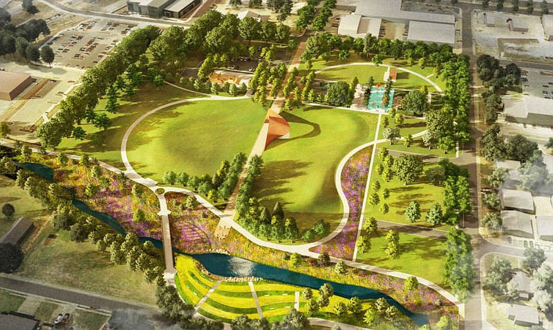 Artist rendering of Luther George Park. (Courtesy Photo)