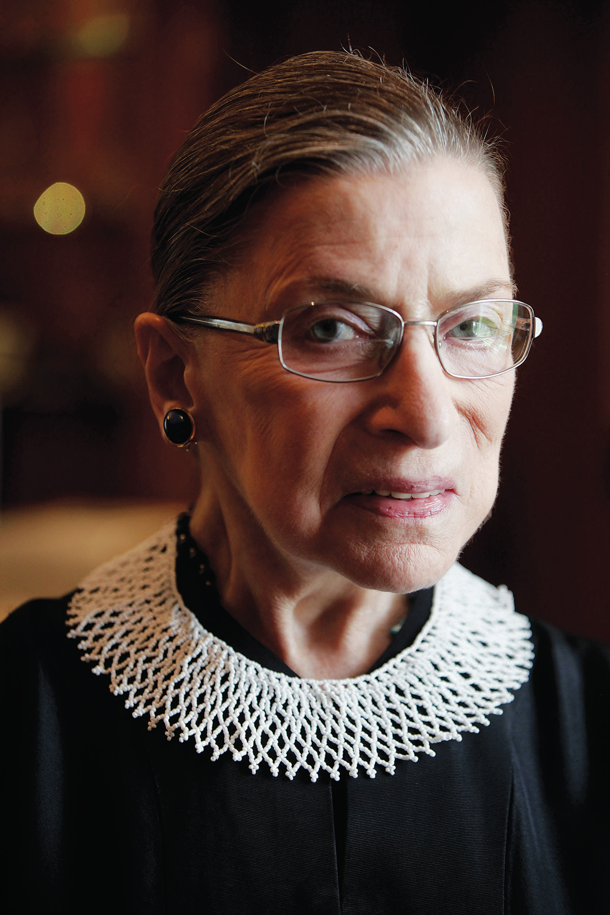 why did rbg wear lace gloves