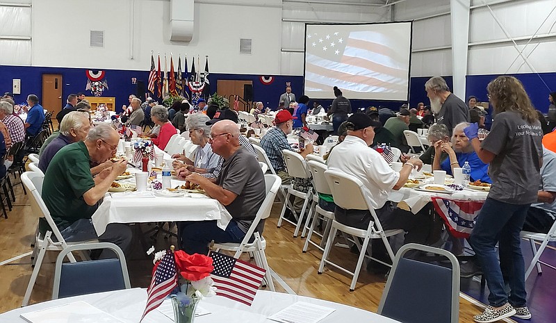 Photo by Bradly Gill
Veterans attend the annual Ouachita County Veterans Appreciation Dinner held at Cullendale Baptist Church on Thursday, September 8.