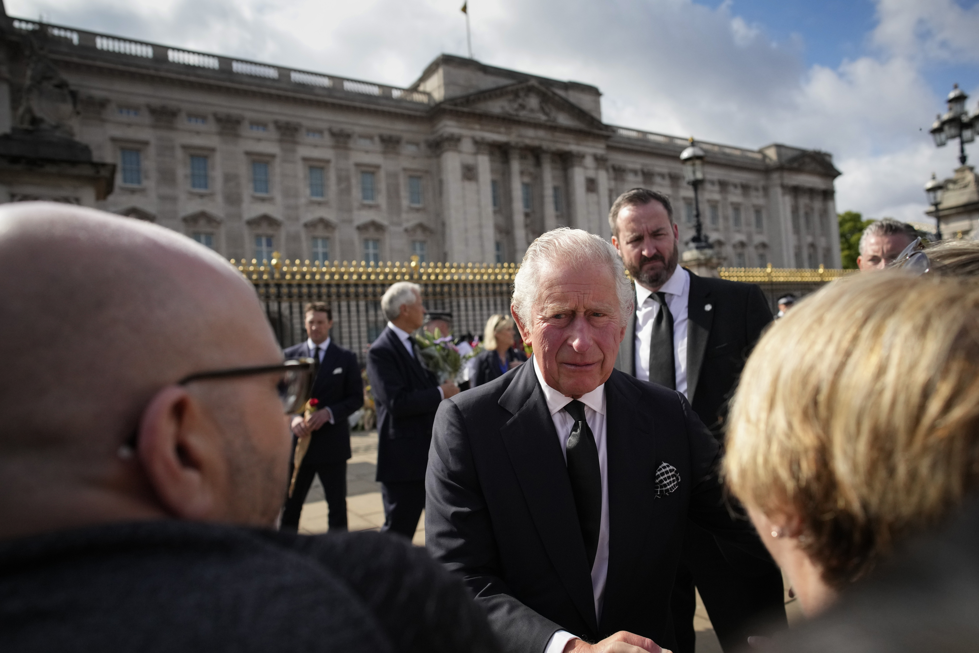 Buckingham Palace sees first new changing of the guard for King Charles  III's reign