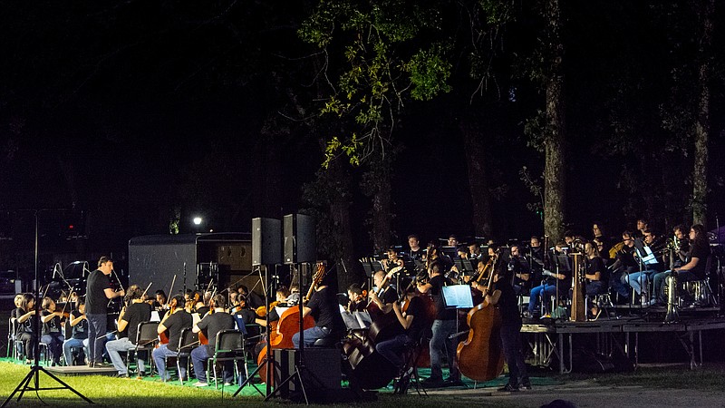 The Conway Symphony Orchestra opens its 2022-23 season with its annual Free Concert in the Park, Friday at Conway’s Laurel Park. (Special to the Democrat-Gazette)