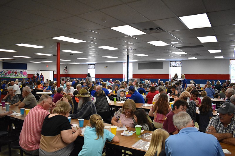 Democrat photo/Garrett Fuller — Grandparents joined third grade students for activities Friday (Sept. 16, 2022,) during Grandparents Day at California Elementary School.