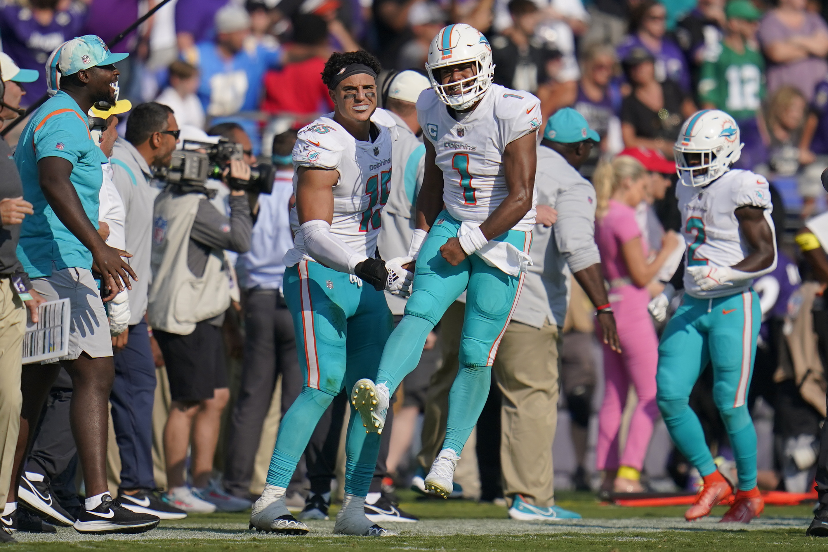 Miami comes back from three-touchdown deficit