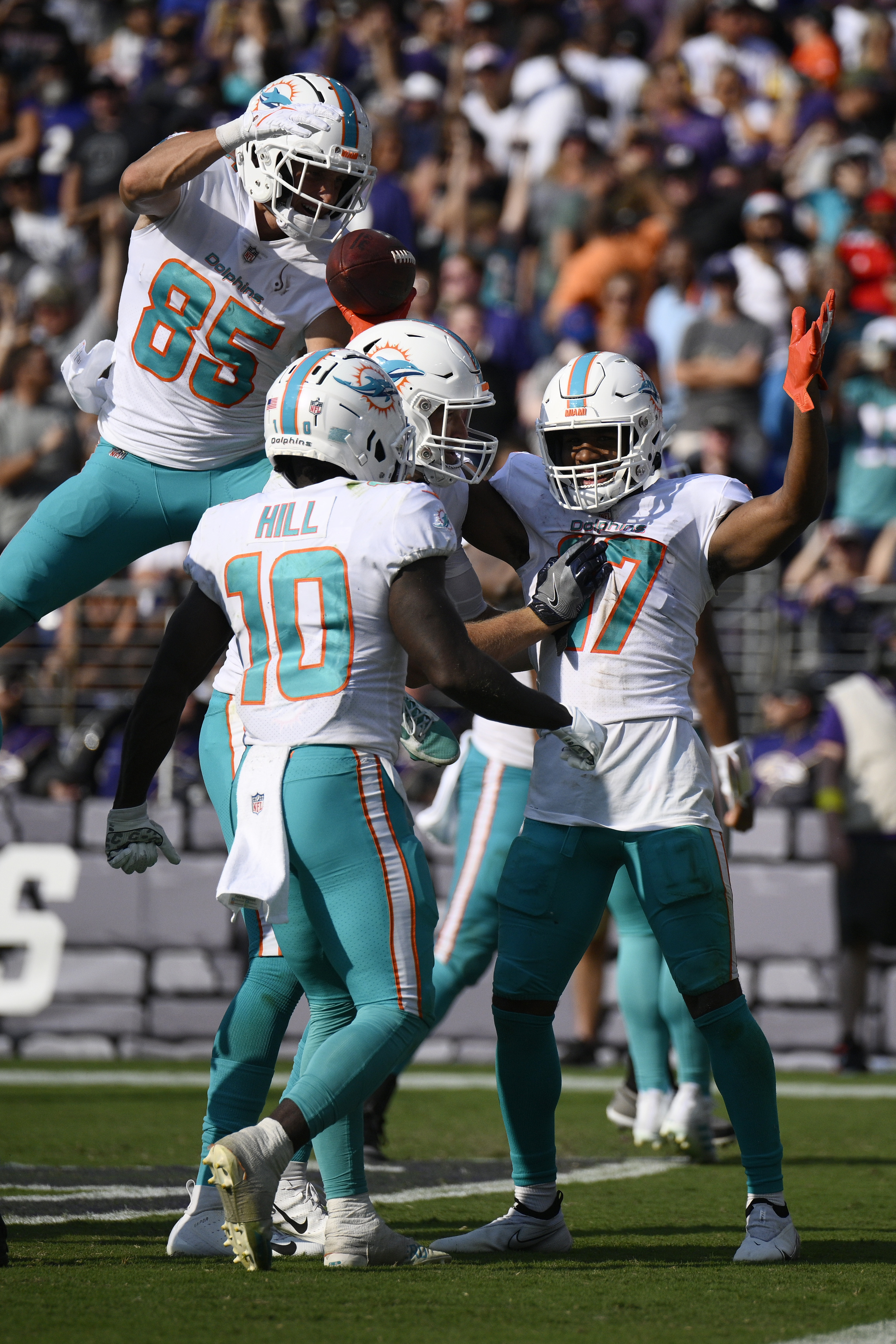 Miami comes back from three-touchdown deficit