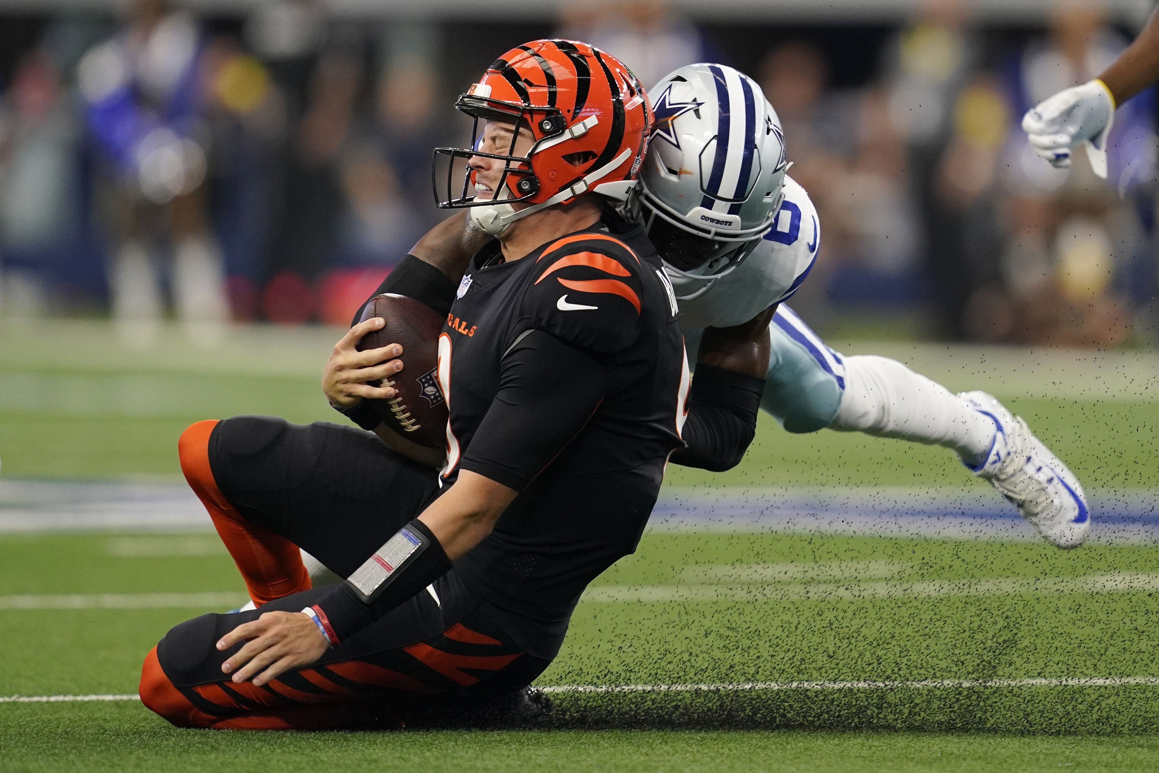 Dallas Cowboys safety Donovan Wilson (6) is seen after an NFL