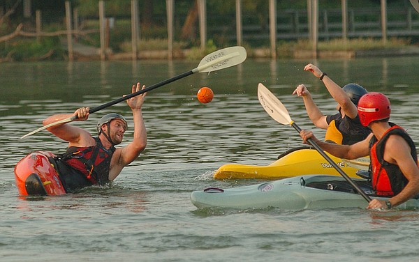 Remember when Arkansas kayakers got excited about that water-ball game from Memphis?