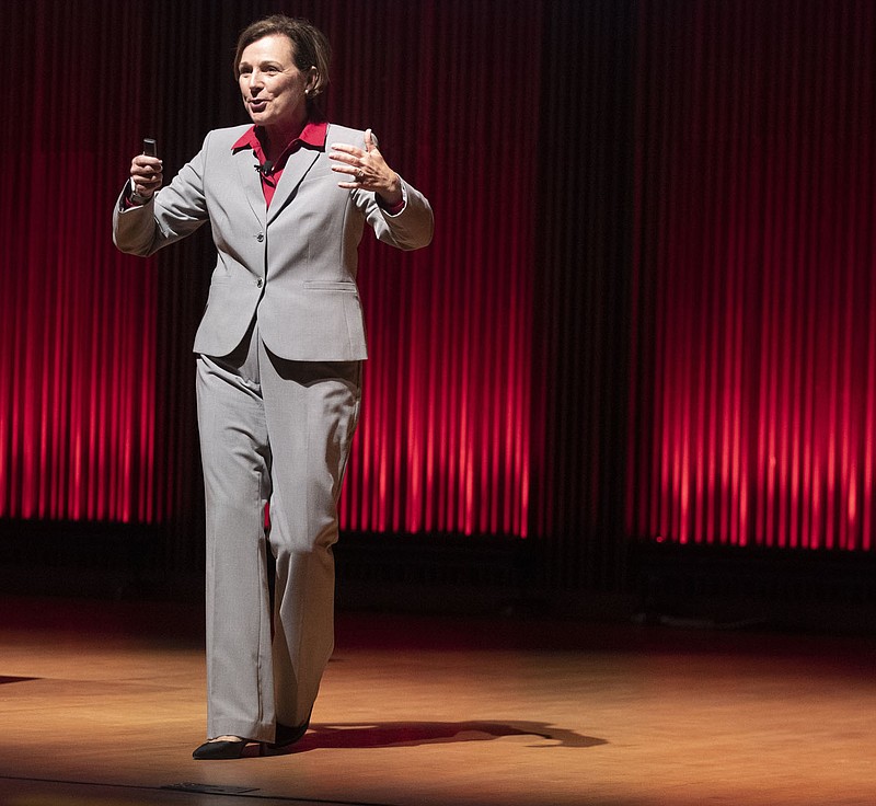 Chancellor finalist Cynthia Young speaks at UA forum The Arkansas