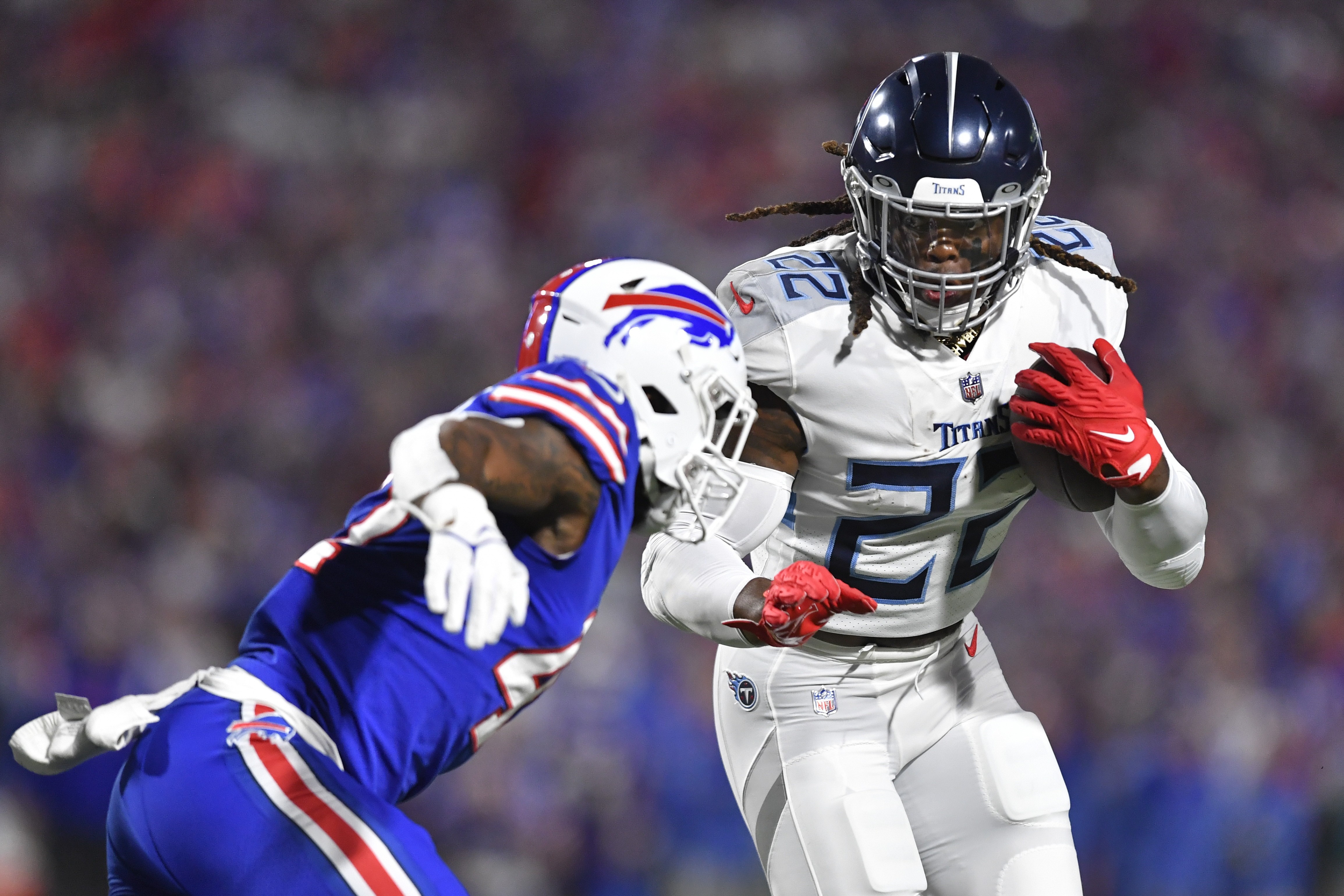 Bills' Josh Allen, Stefon Diggs connect for 3 TDs in rout of Titans –  Orange County Register