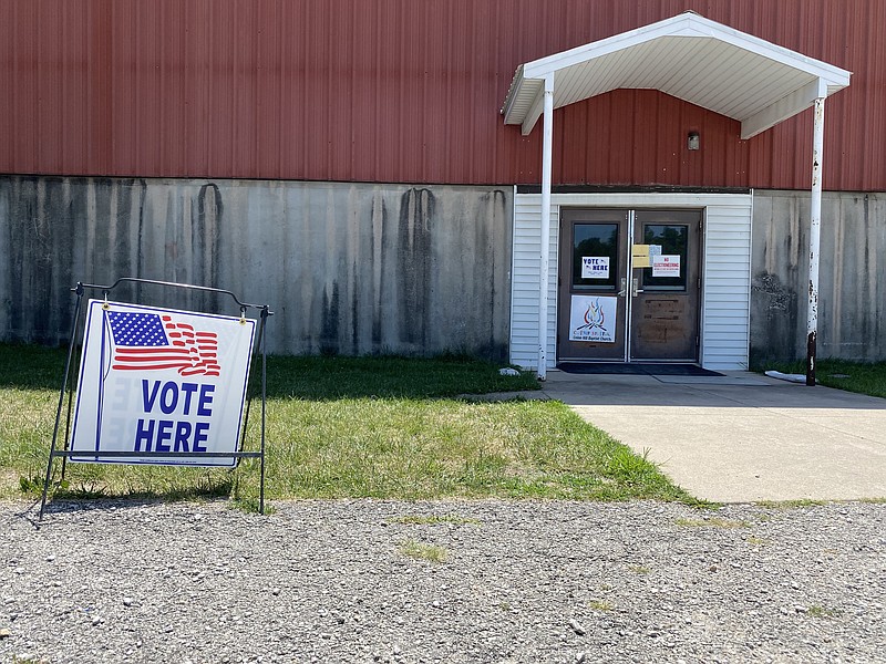 A polling place at Holts Summit during the Primary Election in August. Voters in Callaway County can find their polling location on the Callaway County Clerk's website.