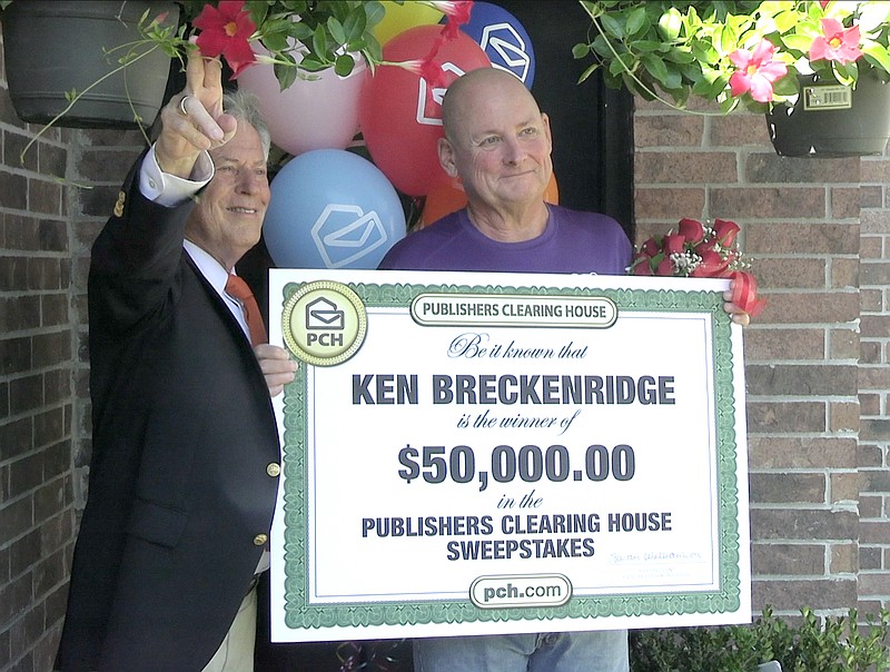 WATCH Local man wins 50K from Publishers Clearing House Hot Springs