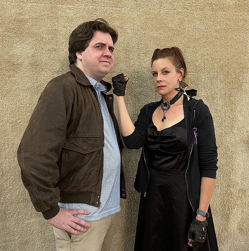 Robbie Prettyman is Petruchio and Anna Haslett-Adams is the headstrong Katherine in the Northwest Arkansas Audio Theater’s one-hour, radio-style production of Shakespeare’s “The Taming of the Shrew,” on stage this weekend and Oct. 1 at various Northwest Arkansas locations.

(Courtesy Photo)