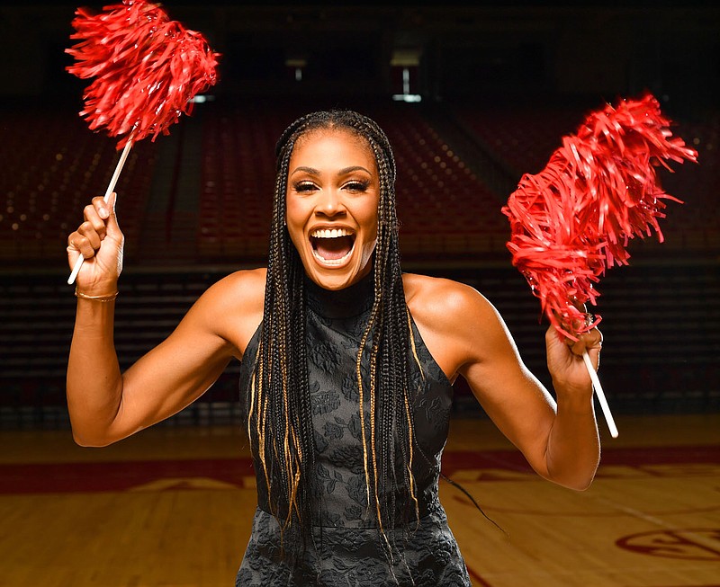 Danyelle Musselman in Bud Walton Arena Thursday, July 28, 2022, in Fayetteville. Visit nwaonline.com/221002Daily/ for today's photo gallery. 
(NWA Democrat-Gazette/Andy Shupe)