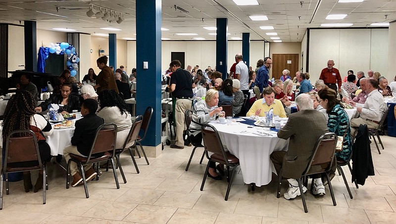 More than 150 people gathered to celebrate 10 years of Common Ground Community Building Friday night.