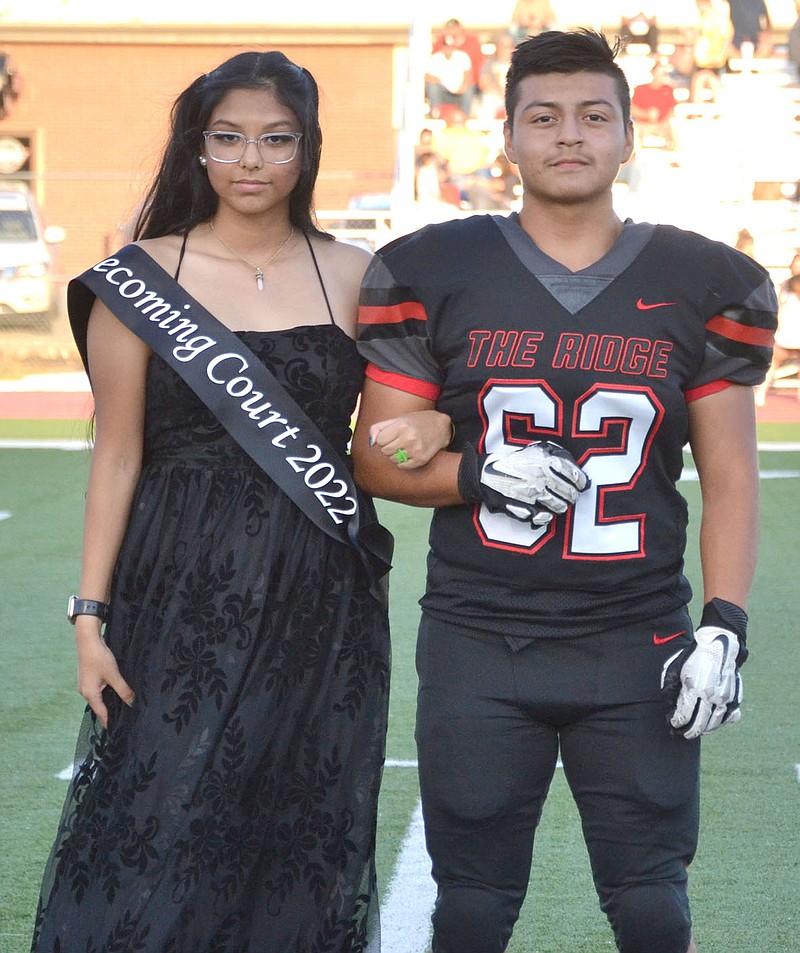 TIMES photograph by Annette Beard
Homecoming maid Nayra Torres and escort, Justin Merino