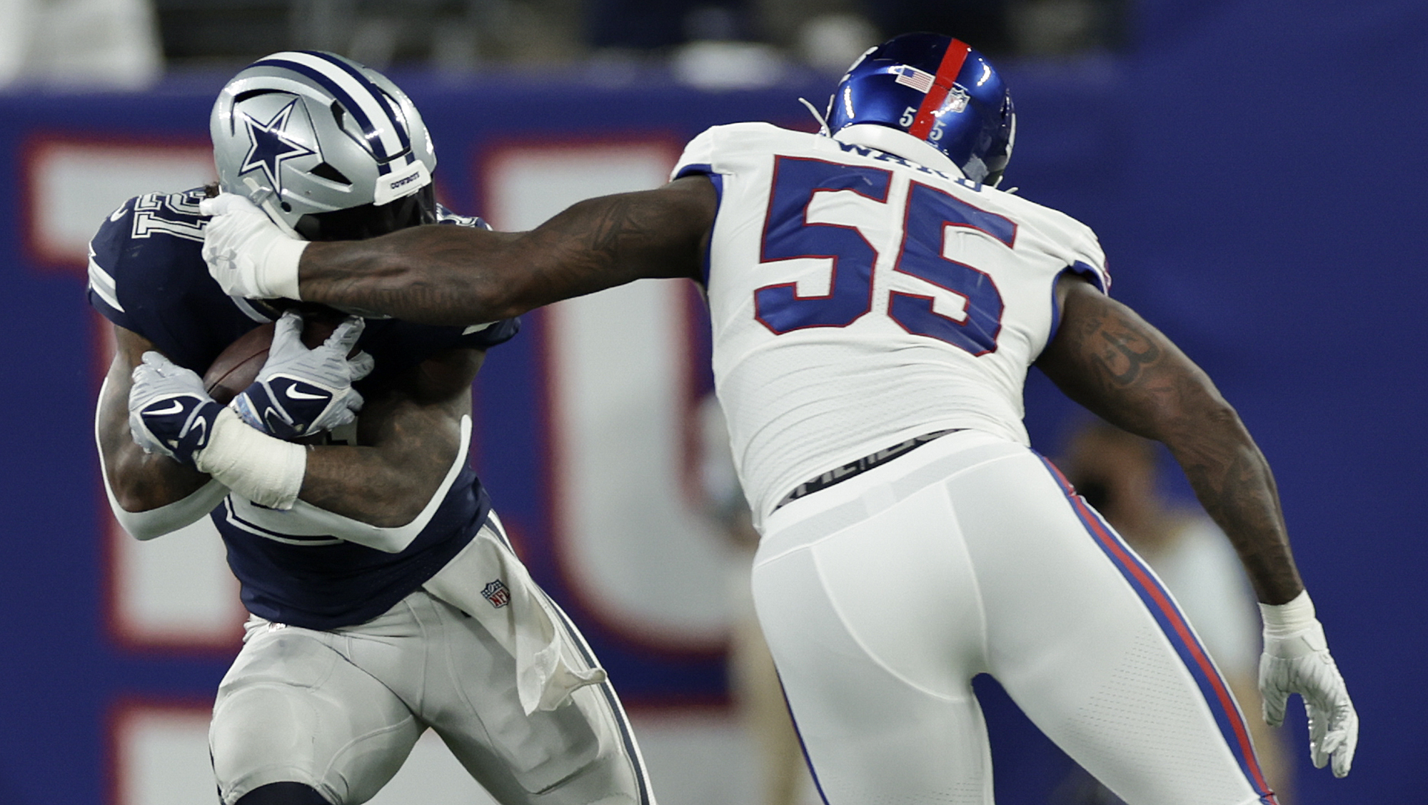 Dallas Cowboys 23-16 New York Giants, CeeDee Lamb one-handed TD