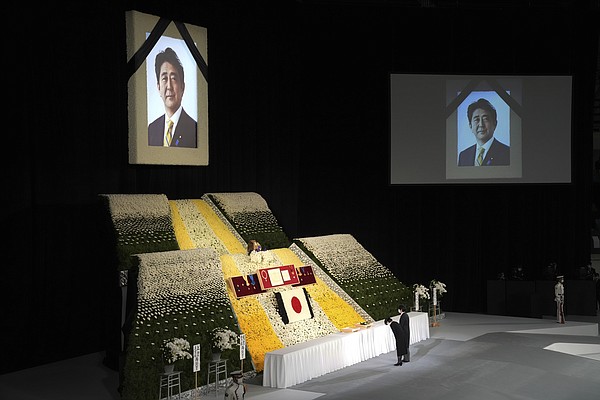 Japanese former leader Abe honored at divisive state funeral - Vimarsana News