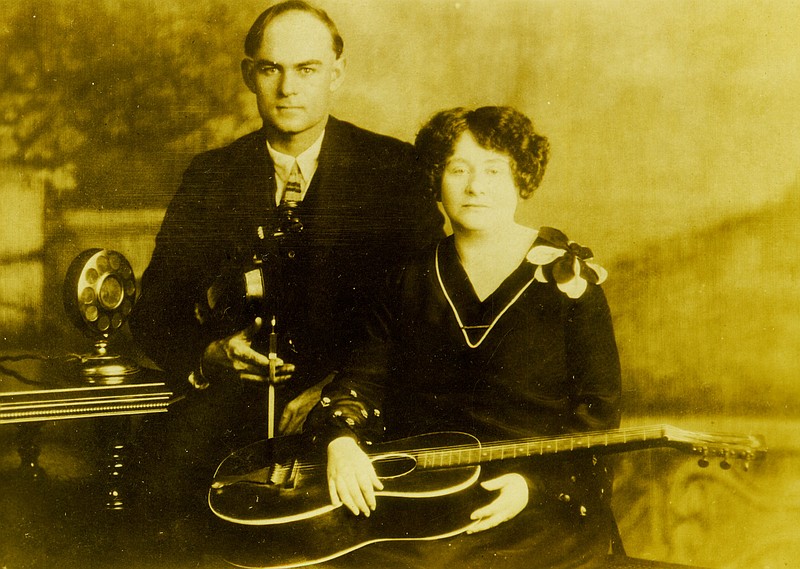 A photograph of Mr. and Mrs. Vee Latty. Their marriage announcement is featured in the 100 years ago section from 1922. (Submitted photo)