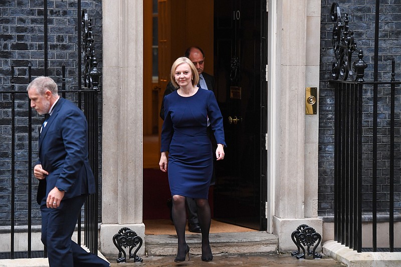 Liz Truss, U.K. prime minister, departs 10 Downing Street in London, on Sept. 23, 2022. MUST CREDIT: Bloomberg photo by Chris J. Ratcliffe.