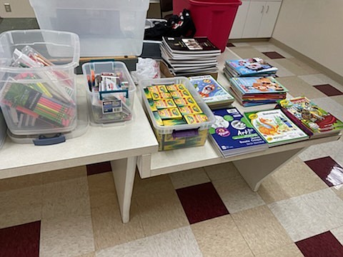 The Pine Bluff Art League presented art bags to foster children in the Court Appointed Special Advocates for Children program through a Synergy grant. (Special to The Commercial)