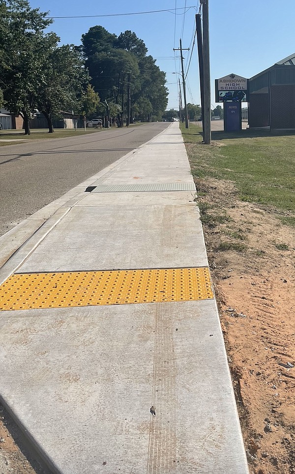 School sidewalks completed in front of Ashdown High Texarkana Gazette