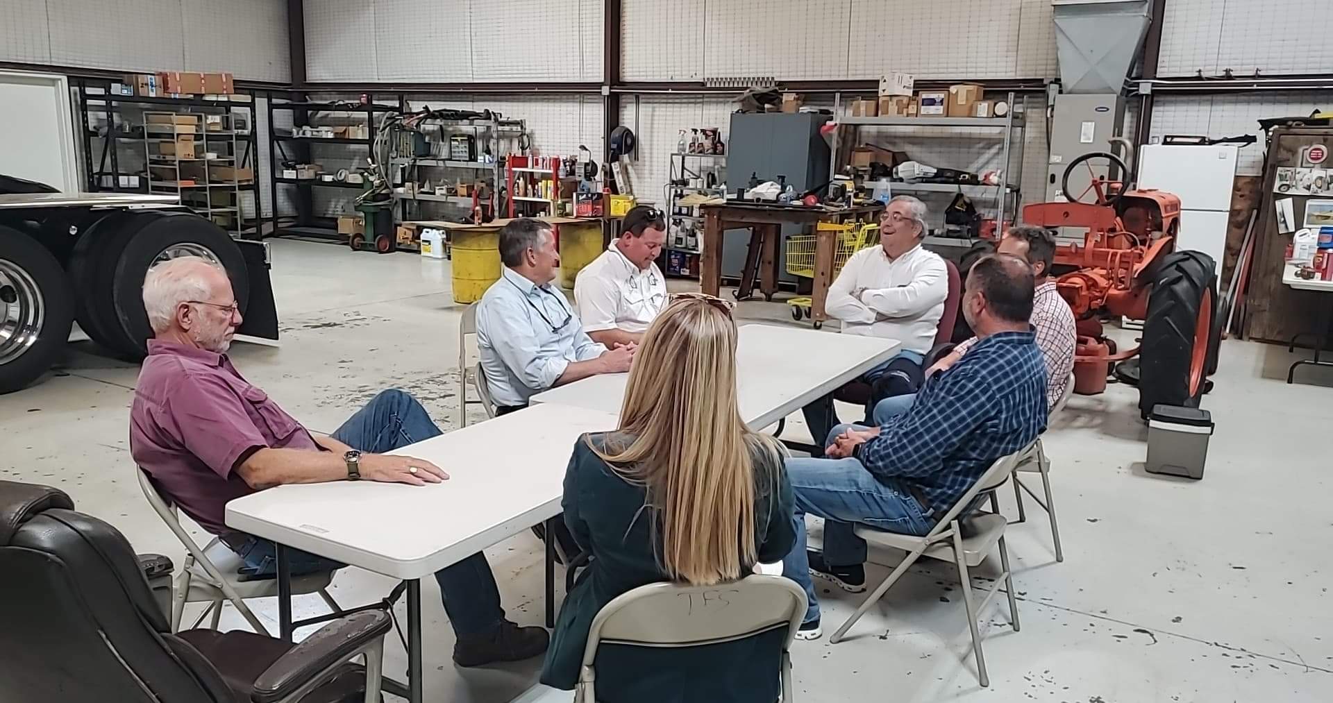 Westerman gets flying overview on farm tour swing