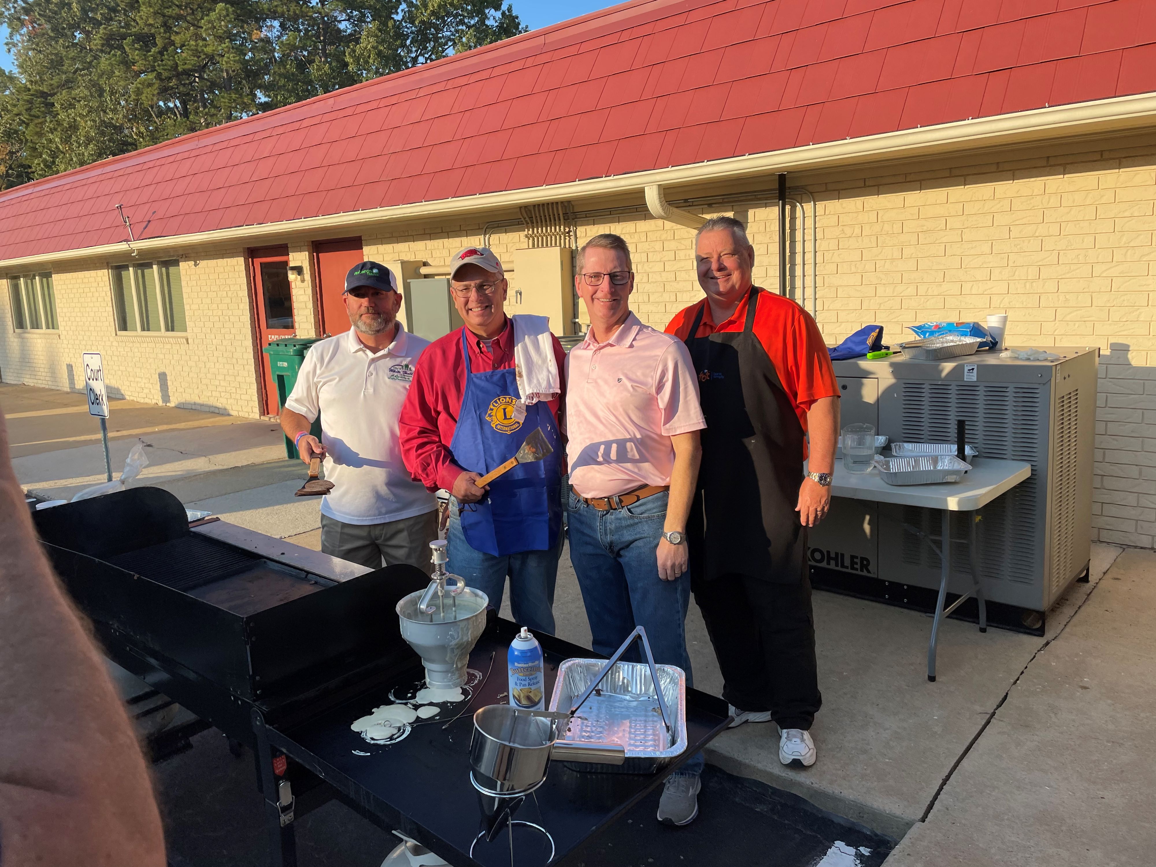 Club flips pancakes for White Hall breakfast