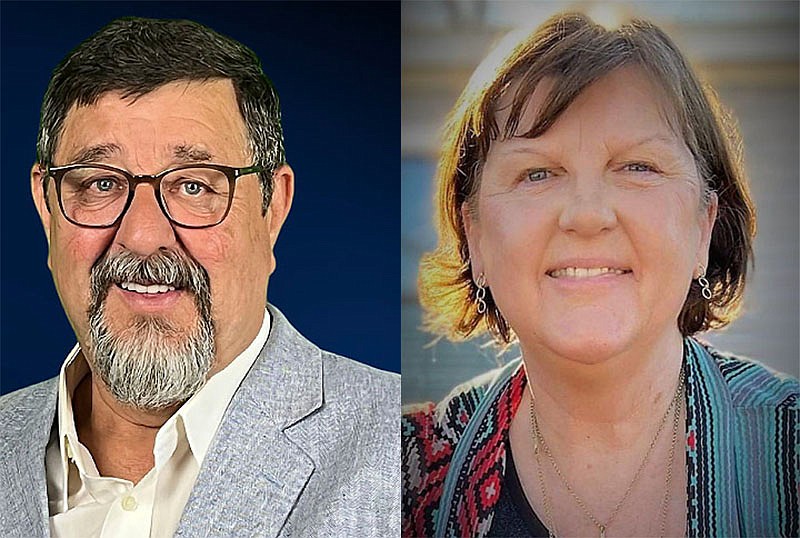 District 7 voters will choose between Charles Dean (left) and Sherry Main for a seat on the Washington County Quorum Court.