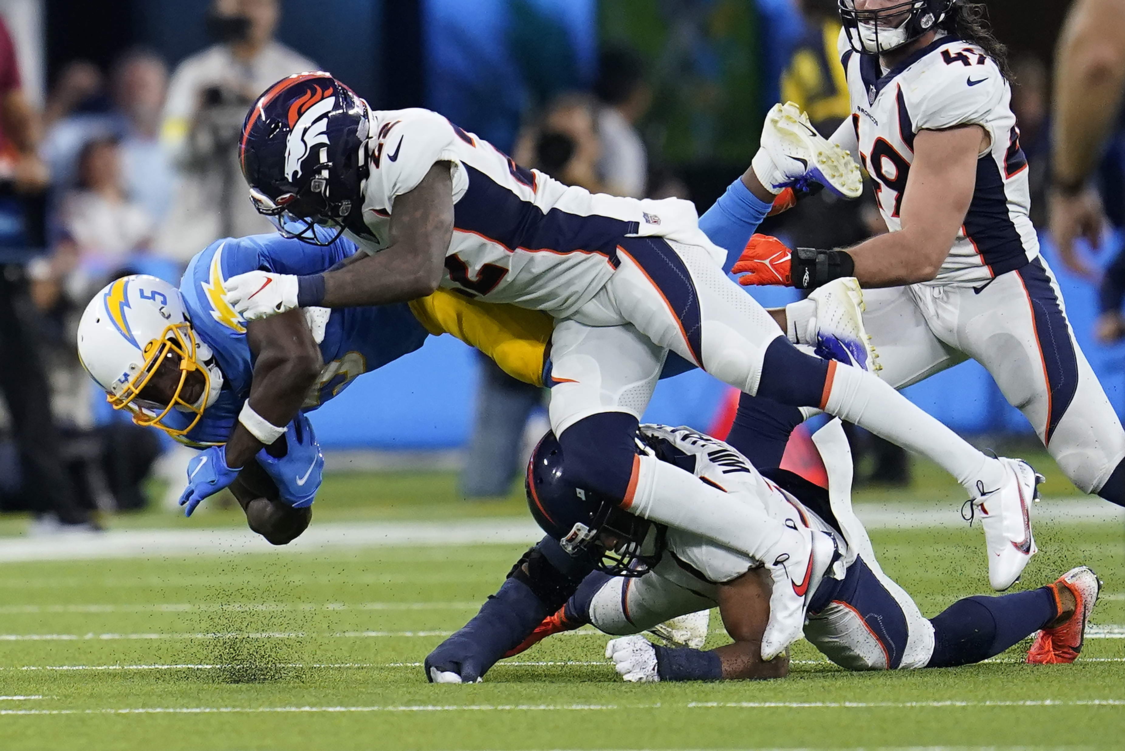 Chargers roll past Broncos 23-9; clinch wild-card spot against Baltimore – Los  Angeles Sentinel