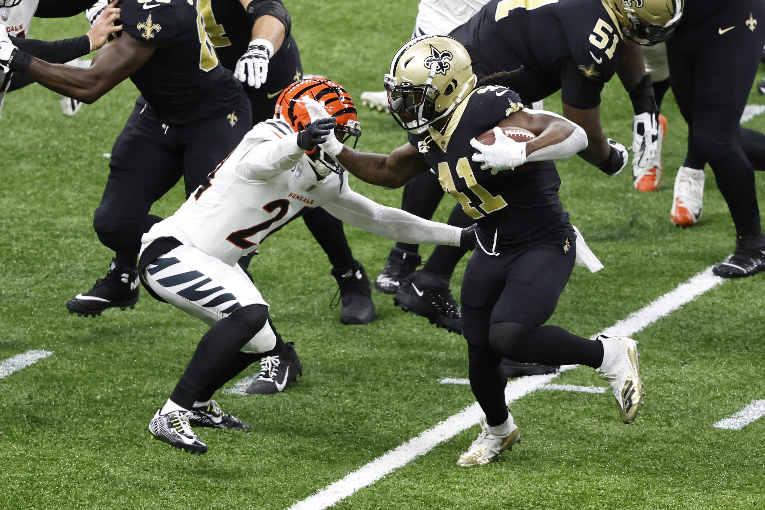 PHOTOS: Cincinnati Bengals at New Orleans Saints, Oct. 16