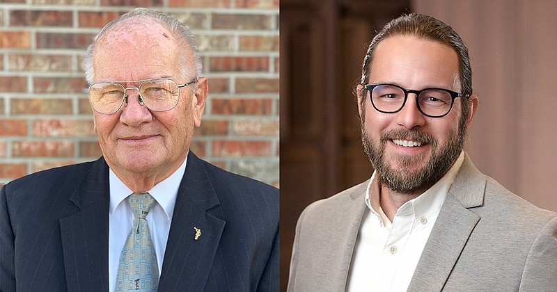 Fred Anderson (left) and Aaron Howerton are aiming to fill the District 4 seat on the Washington County Quorum Court.