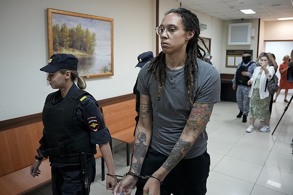 Brittney Griner Spends 32nd Birthday In Russian Prison Texarkana Gazette 9331