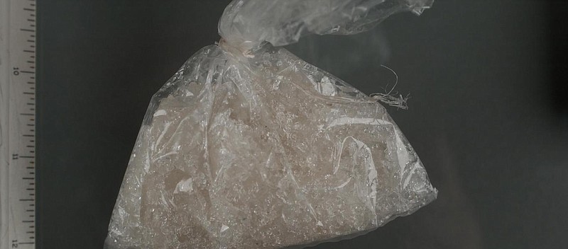 Crystal methamphetamine (Photo by the DEA)