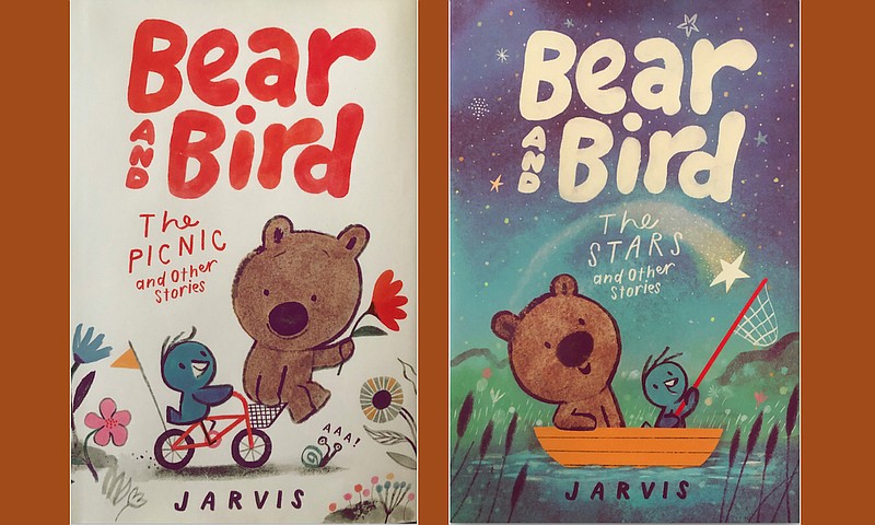Books one and two in the series Bear and Bird by Jarvis