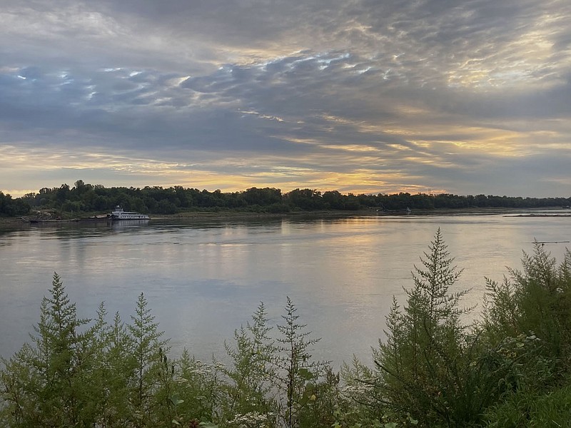 Dawn breaks Sept. 21 2022 along the Missouri River in central Missouri. 
(NWA Democrat-Gazette/Flip Putthoff)