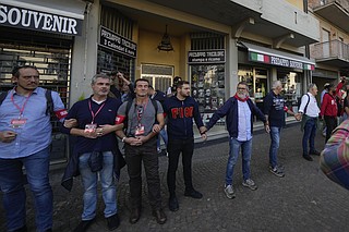 Anti-fascists gather in Mussolini hometown | The Arkansas Democrat ...