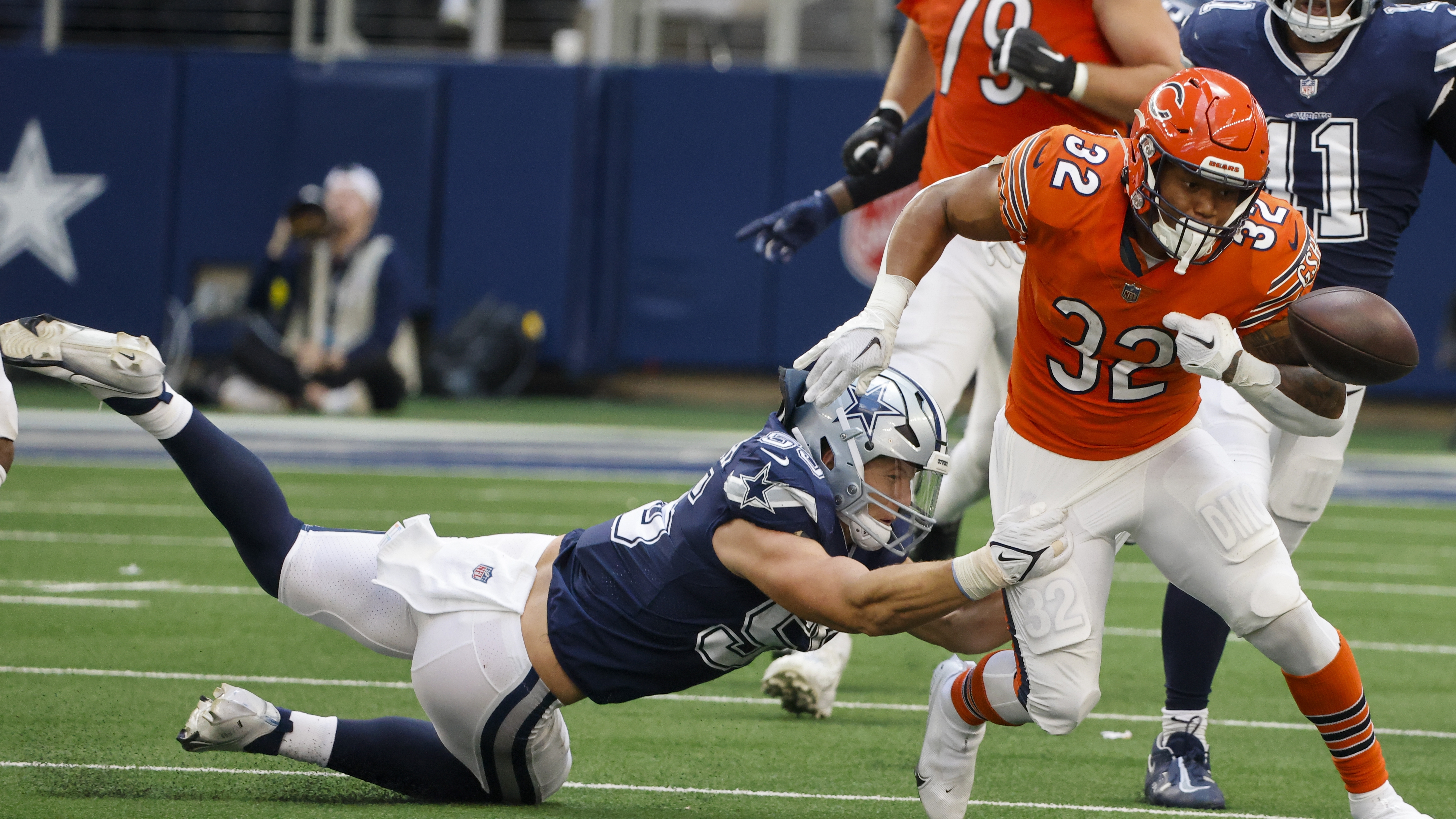 Up and gone: Cowboys benefit from Fields' gaffe