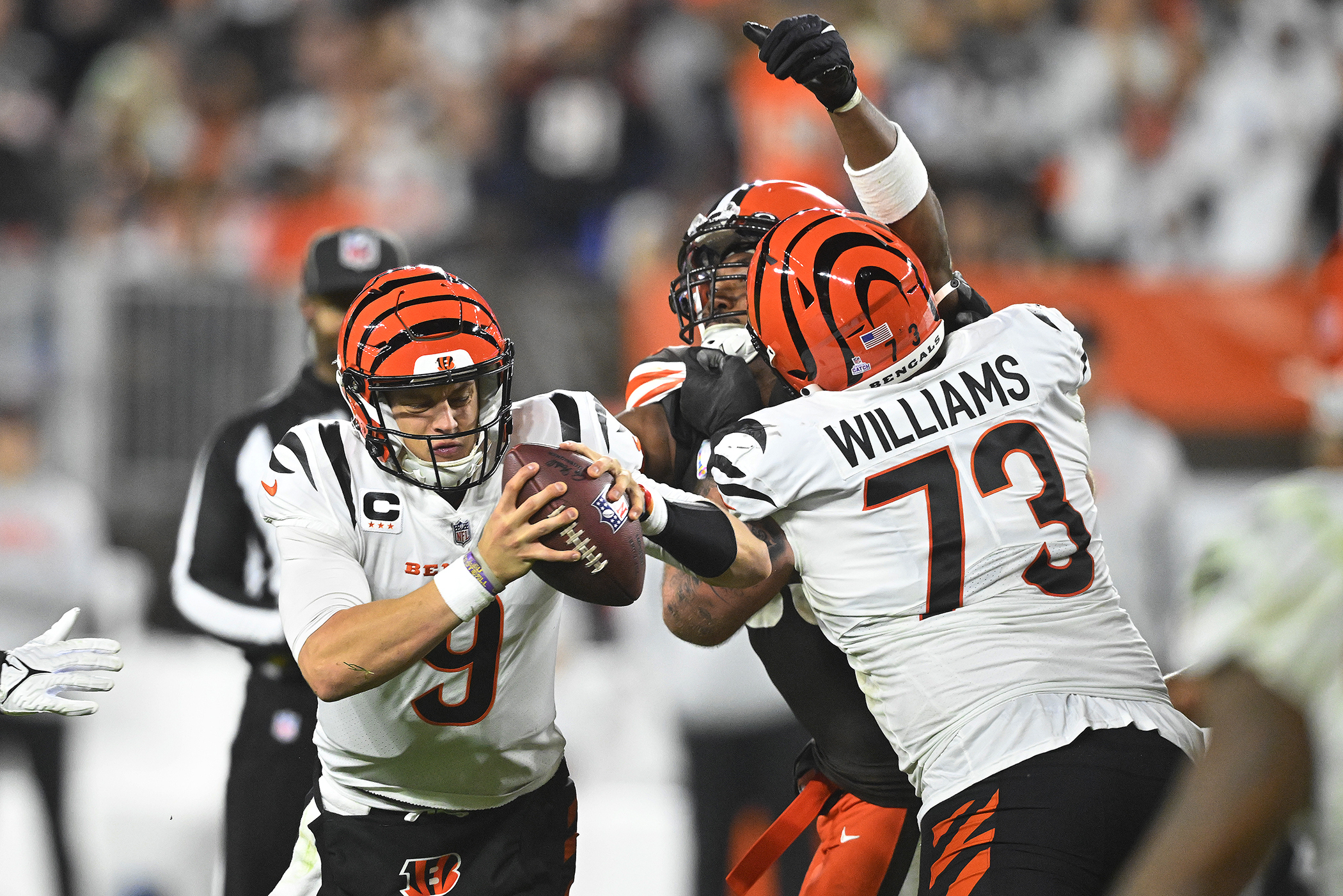 Nick Chubb rushes for a 13-yard Gain vs. Cincinnati Bengals 