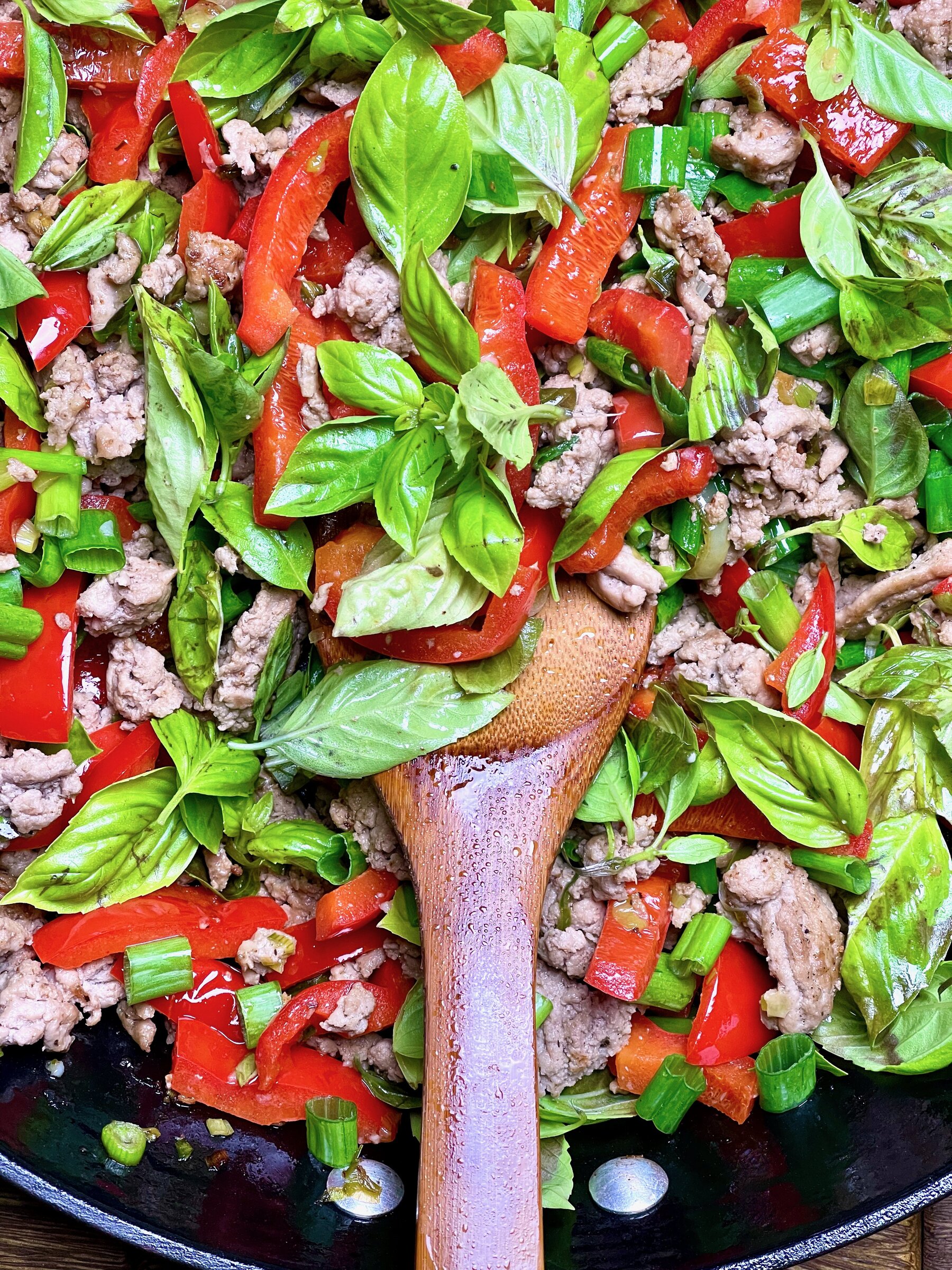 Making use of excess basil with Turkey StirFry El Dorado News