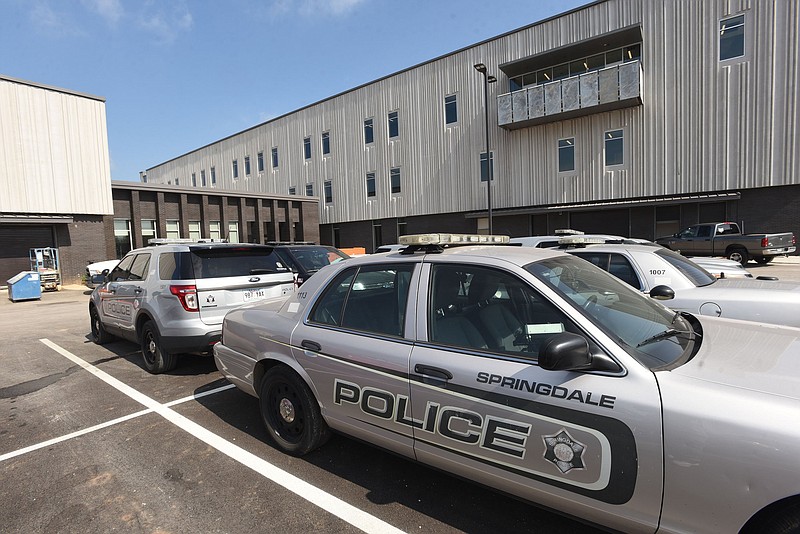 The Springdale City Council on Wednesday supported $21.2 million in pay raises for the Police Department by a 6-1 voice vote.
(File Photo/NWA Democrat-Gazette/Flip Putthoff)